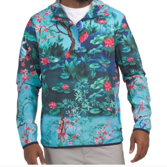NEW GREYSON Magic Garden Printed Jacket in Fiddle color for men - Picture 1 of 3